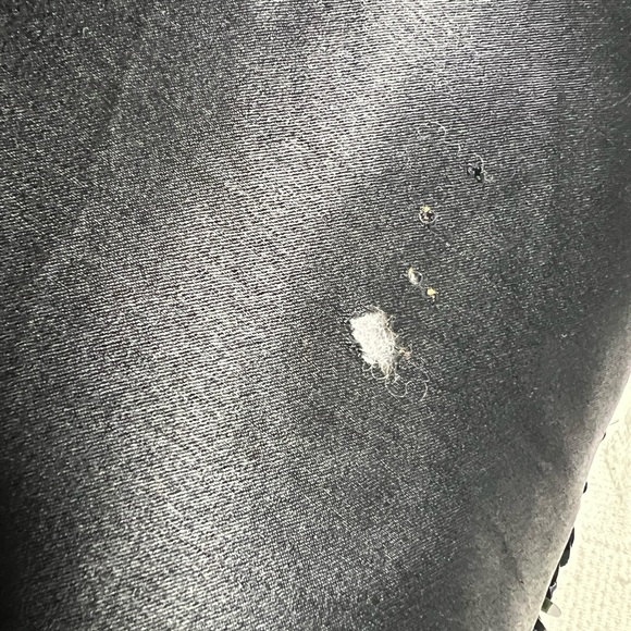 Black Sequin Pillow with Green LOVE Design - Picture 11 of 11